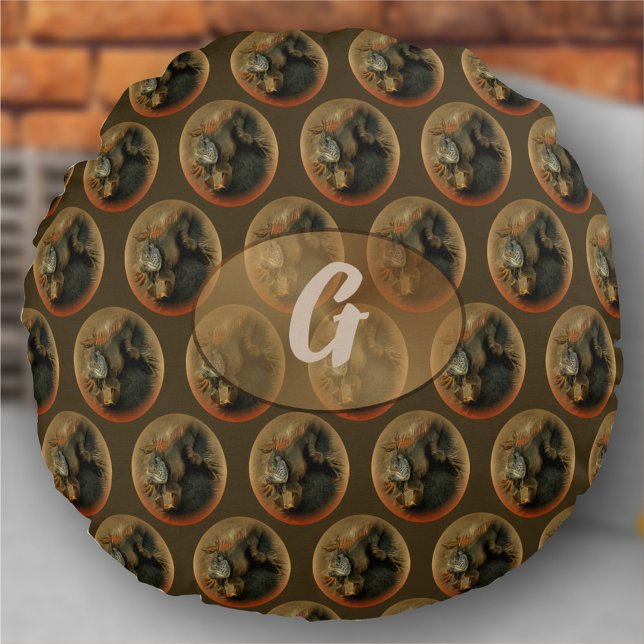 Pedro Iguana 0768 Rond Kussen (Creator heeft geüpload)