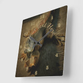 Pedro Iguana 0768 Vierkante Klok (Hoek)