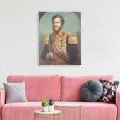 Pedro II Emperor van Brazilië Canvas Afdruk (Insitu (Woonkamer))