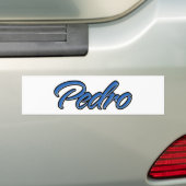 Pedro Name blue Aufkleber Sticker Autoaufkleber (Op auto)
