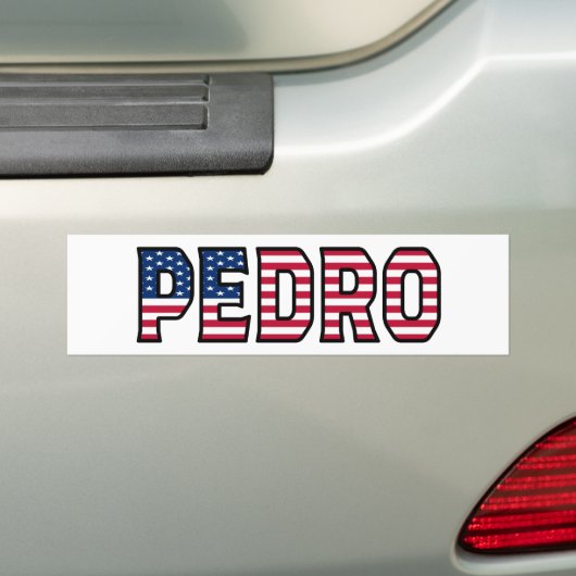 Pedro Name Vorname USA Aufkleber Sticker Auto (Op auto)