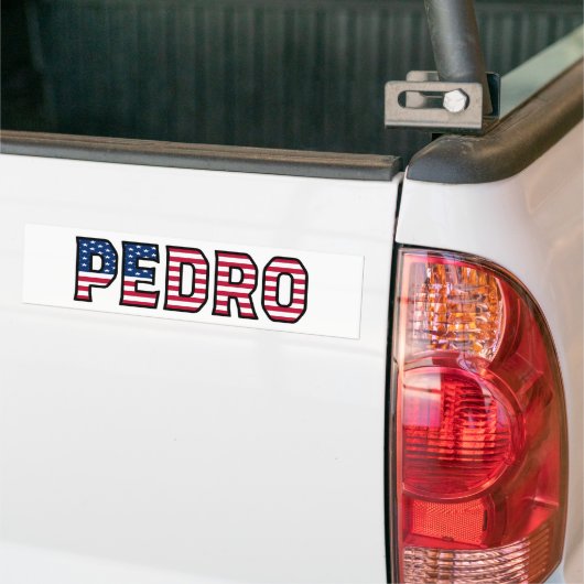 Pedro Name Vorname USA Aufkleber Sticker Auto (Op Truck)