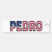 Pedro Name Vorname USA Aufkleber Sticker Auto (Voorkant)