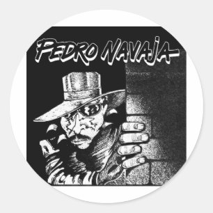 PEDRO NAVAJA RONDE STICKER