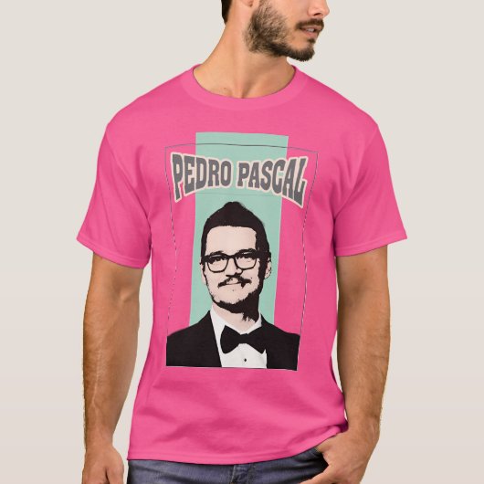 Pedro Pascal-bril T-shirt (Voorkant)
