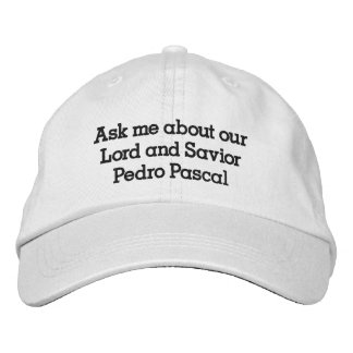 Pedro Pascal Daddy Hoed Geborduurde Pet