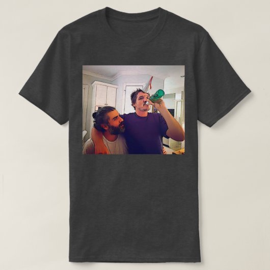 Pedro Pascal OsIsaac getoniseerd T-shirt (Design voorkant)