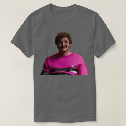 Pedro pascal schattig 6 t-shirt (Design voorkant)