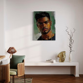 Pedro – Portret van een Afro-Latino Man Poster