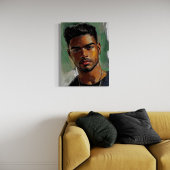 Pedro – Portret van een Afro-Latino Man Poster