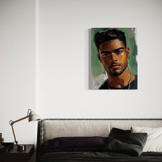 Pedro – Portret van een Afro-Latino Man Poster