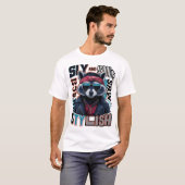 Pedro Raccoon stijlvol T-shirt (Voorkant volledig)
