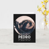 Pedro Racoon Dans Populaire Internet Meme Mapache Kaart (Gele Bloem)
