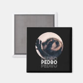 Pedro Racoon Dans Populaire Internet Meme Mapache  Magneet (Voorkant / Achterkant)