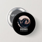 Pedro Racoon Dans Populaire Internet Meme Mapache  Ronde Button 5,7 Cm (Voorkant /achterkant)