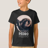 Pedro Racoon Dans Populaire Internet Meme Mapache  T-shirt (Voorkant)