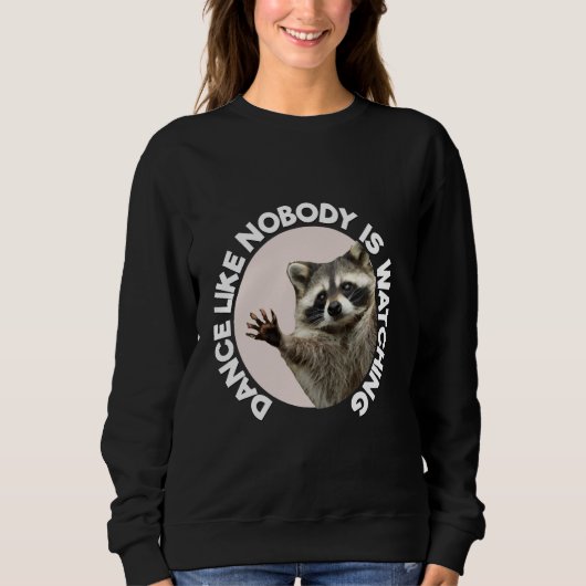 Pedro Racoon Funny Animal Schattige Design Fun Dan Trui (Voorkant)