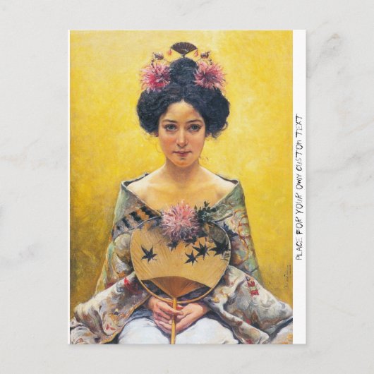 Pedro Sáenz (1864-1924), Disfraz japonesa Briefkaart (Voorkant)