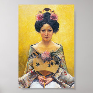 Pedro Sáenz (1864-1924), Disfraz japonesa Poster