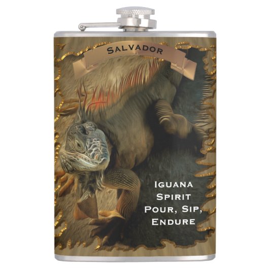 Pedro Spirit, Pour, Sip, Endure 0768 Heupfles (Voorkant)