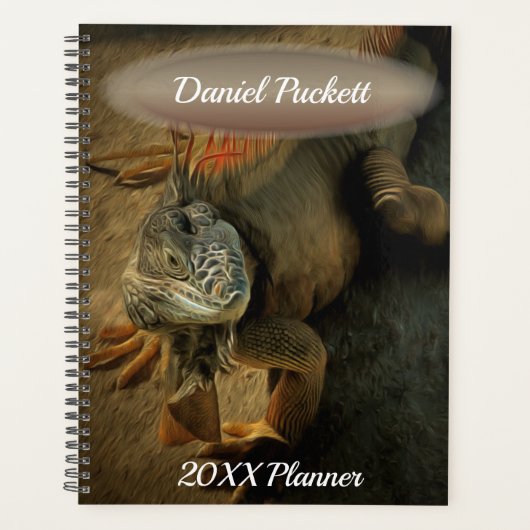 Pedro the Iguana Photo Collage 0768 Planner (Voorkant)