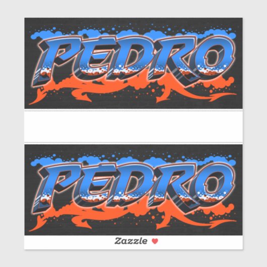 Pedro Vorname Name Graffiti Aufkleber Sticker (Vel)
