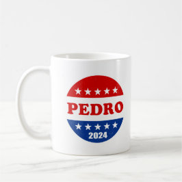 Pedro Voter Button 2024 Verkiezingen Koffiemok