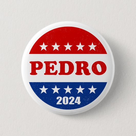 Pedro Voter Button 2024 Verkiezingen Verenigde Sta (Voorkant)
