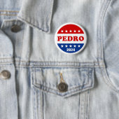 Pedro Voter Button 2024 Verkiezingen Verenigde Sta (In situ)