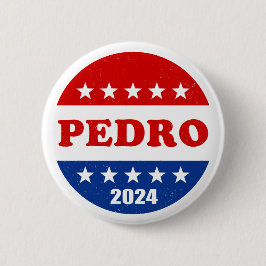 Pedro Voter Button 2024 Verkiezingen Verenigde Sta