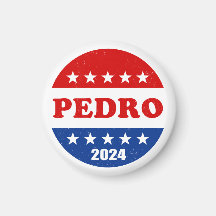 Pedro Voter Button 2024 Verkiezingen Verenigde Sta