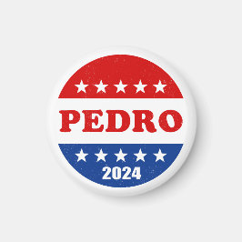 Pedro Voter Button 2024 Verkiezingen Verenigde Sta Magneet