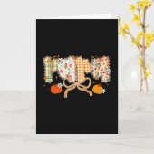 Peds Crew Verpleegster Herfst Hart Pediatrisch Pom Kaart (Gele Bloem)