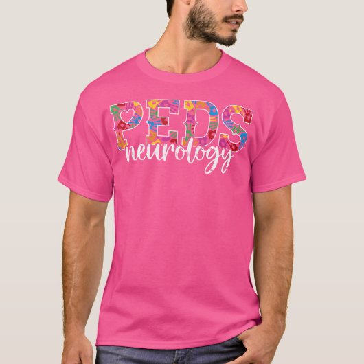Peds Neurology Doctor Pediatrician- RN Pediatric N T-shirt (Voorkant)
