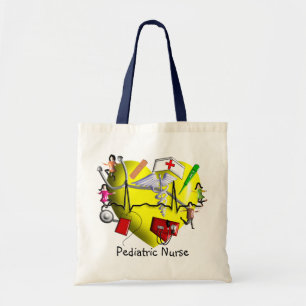 Peds Nurse Gifts-Schattig 3D Graphic ARt Tote Bag