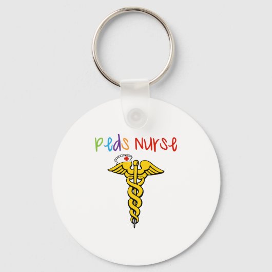 Peds Nurse Sleutelhanger (Voorkant)
