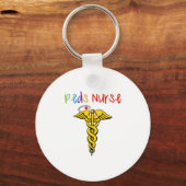 Peds Nurse Sleutelhanger (Voorkant)