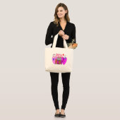 PEDS Schattige cadeaus VERPLEISEN Grote Tote Bag (Voorkant (model))