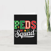 Peds Squad Pediatric Nursing Funny Pediatric Nurse Kaart (Voorkant)