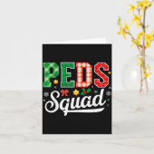 Peds Squad Pediatric Nursing Funny Pediatric Nurse Kaart (Gele Bloem)