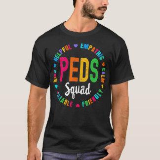 PEDS Squad Pediatrische Crew Nurse Occupational Th T-shirt
