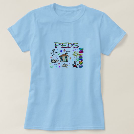 Peds verpleegkundige KIND DRAWING T-shirt (Design voorkant)