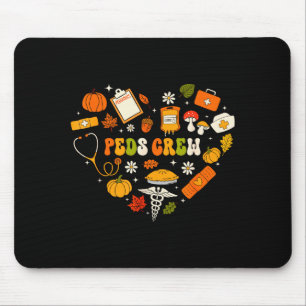 Peds-verpleegster Hertenfall Pediatrisch Pompoen B Muismat