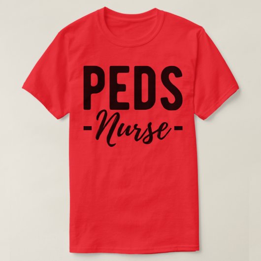PEDS-verpleegster T-shirt (Design voorkant)