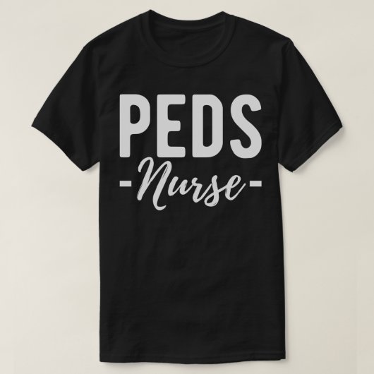 PEDS Verpleegster w T-shirt (Design voorkant)