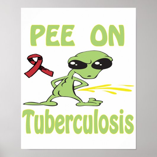Pee bij tuberculose-Poster Poster (Voorkant)