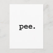 pee. briefkaart (Voorkant)