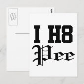 pee briefkaart (Voorkant / Achterkant)