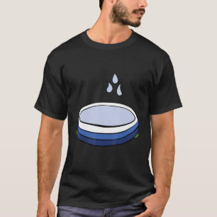Pee in zwembaden Grappige zwemmer zwemcoach speler T-shirt