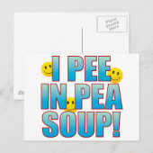 Pee Life B Briefkaart (Voorkant / Achterkant)
